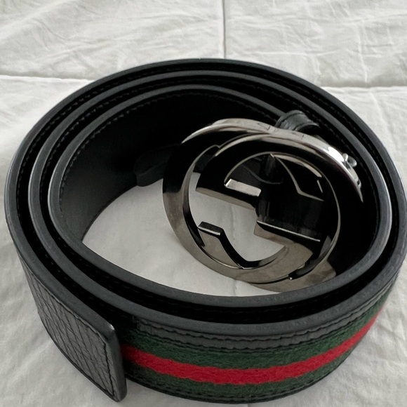 Gucci Web Belt with G Buckle